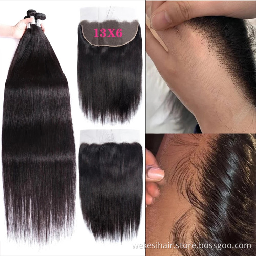 Wholesale Vendor Hd Transparent Frontal Lace Closure , Swiss 13X6 Hd Lace Frontal With Bundles,Ear To Ear Lace Frontal 13x4